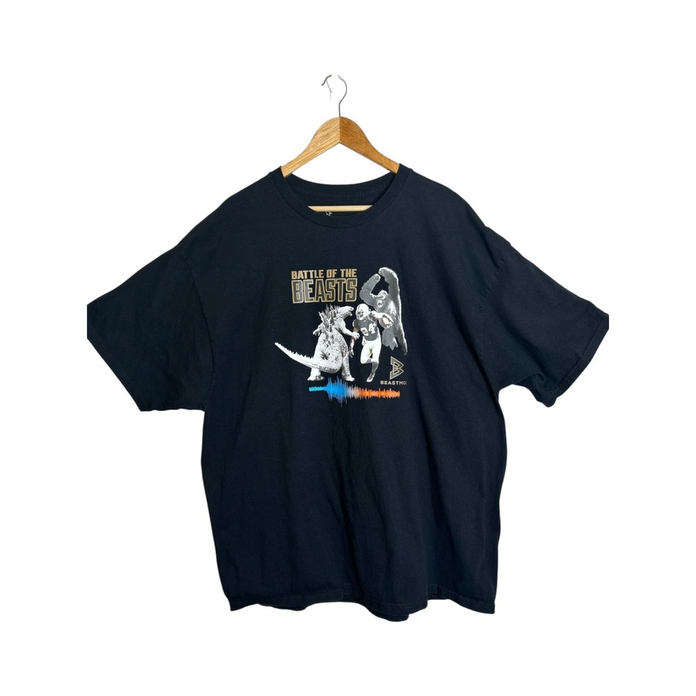 Beast Mode Marshawn Lynch Godzilla vs Kong Battle of the Beasts Tee 3X